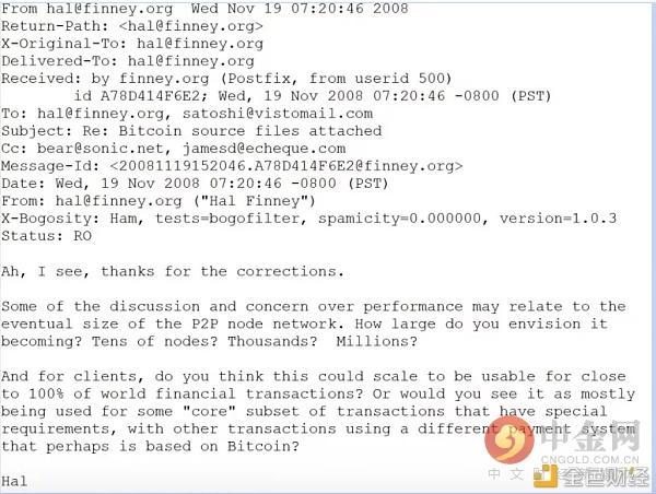 中本聪的三封邮件首度曝光 比特币创造者究竟是谁？1