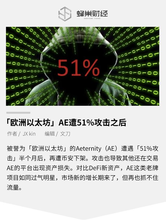 「欧洲以太坊」AE遭51%攻击之后