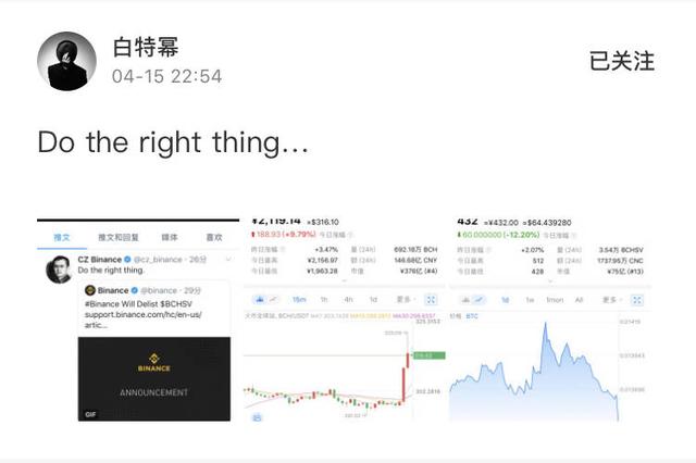 5分钟搞明了币安下架BSV前因后果