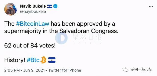 币圈资讯：比特币将成为萨尔瓦多法币，这是利好照样诱空？