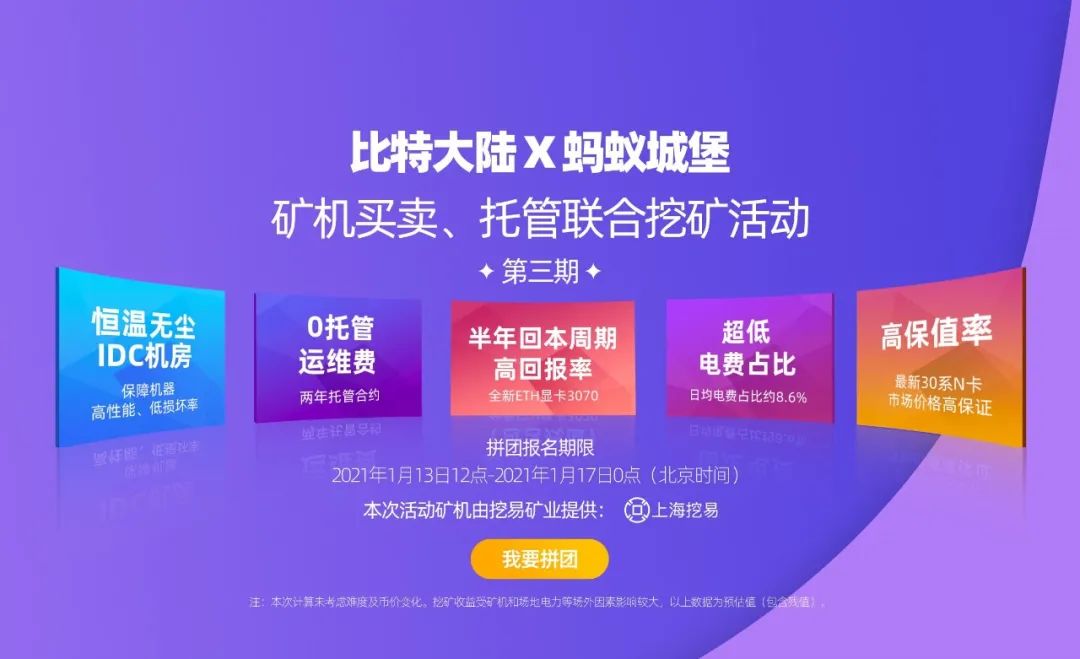 ETH显卡联合挖矿活动正式开启！