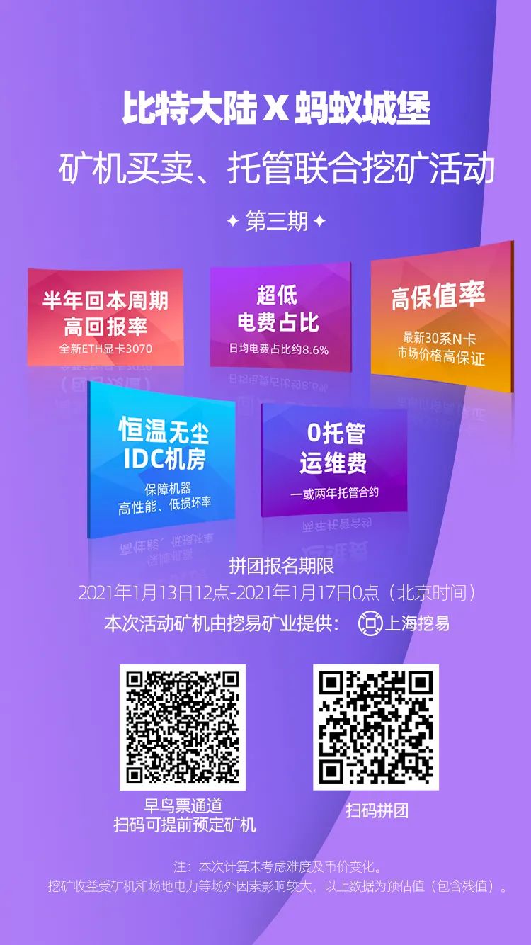 ETH显卡联合挖矿活动正式开启！1